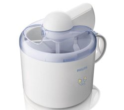 Philips HR2304/70 - Sorbetière 1 L - 1 Vitesse Blanc
