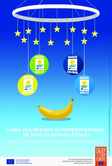 Affiche Label des régions ultra-périphériques