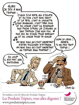 Les produits tripiers...
Dessin : � Gotlieb