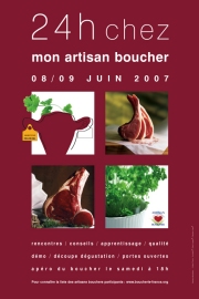 24 heures chez mon artisan boucher les 08 et 09 juin 2007