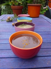 3 bols de soupe de la Fête de la soupe à La Gacilly (Morbihan)
Photo : © CDT 56