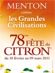 Fête du Citron® à Menton
du 18 février au 09 mars 2011