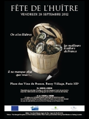 Fête de l'huître à Bercy Village, le vendredi 28 septembre 2012