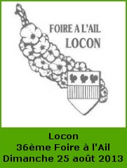 Foire à l'Ail de Locon
le dimanche 25 août 2013