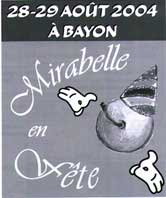 La Mirabelle en Fête du 28 au 29 août 2004 à Bayon