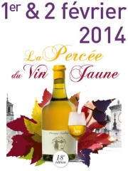 La Percée du Vin Jaune à Perrigny et Conliège (Jura), les 1er et 2 février 2014