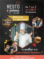 Resto Expérience Paris 2017 - du 7 au 9 avril 2017 au Parc Floral de Paris