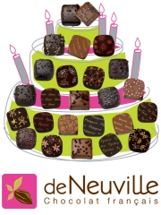 Le chocolatier français De Neuville dévoile sa nouvelle identité