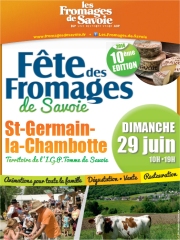 10ème Fête des fromages de Savoie, le 29 juin 2014 à St-Germain-la-Chambotte, le territoire de l'IGP Tomme de Savoie