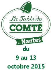 La Table du Comté à Nantes du 9 au 13 octobre 2015