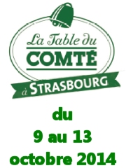 La Table du Comté à Strasbourg du 9 au 13 octobre 2014