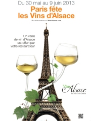 Paris fête les Vins d'Alsace
du 30 mai au 9 juin 2013…