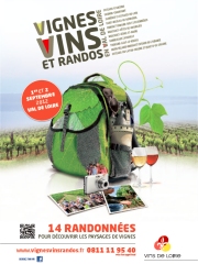 Vignes, Vins et Randos
en Val de Loire
les 1 et 2 sept. 2012