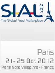 SIAL du 21 au 25 octobre 2012
Parc des Expositions de Paris Nord
Villepinte - France