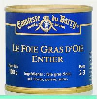Foie gras d'oie entier en conserve : médaille d'Or
