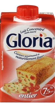 Lait concentré non sucré Gloria