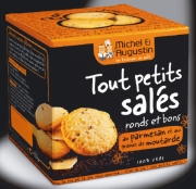 Petits salés gourmands
au parmesan et graines de moutarde