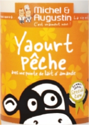 Une nouvelle vache à boire à la pêche
avec une pointe de lait d'amande