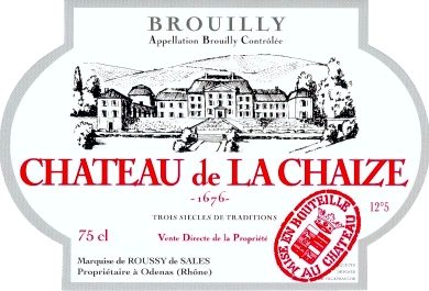 Brouilly AOC 2005 - Château de la Chaize