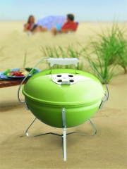 Barbecue à charbon
Smokey Joe Gold vert pomme
Photo : © Weber