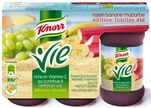 Knorr Vie Raisin Banane Rhubarbe