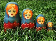 Les « matriochkas » tout sucre ou tout chocolat !