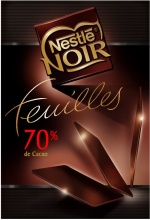 Nestlé Noir Feuilles 70% de cacao