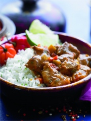 Agneau rogan josh et riz à la menthe, Picard