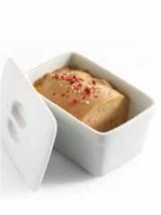 Terrine de foie gras de canard aux 2 poivres