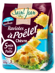 Ravioles au Chèvre Saint Jean à poêler