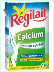 Lait calcium Régilait
Photo : © Régilait