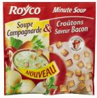 Royco Duo Soupe Campagnarde - Croûtons Saveur Bacon
