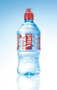 Le format 75 cl de Vittel...