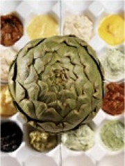 Artichaut aux 10 sauces
Photo : © Christian Adam / Stylisme : Eve Sobel