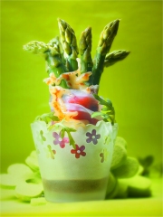 Asperges rôties au jambon de Parme et Beaufort