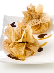 Aumonières chocolat orange