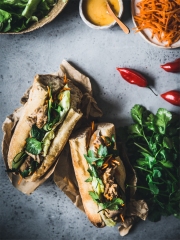 Sandwich au lapin façon Banh mi
Photo : © Megandcook