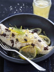 Bar en papillote et miettes de boudin à la Marmelade de Citron
Photo : © Bonne Maman / F. Mantovani