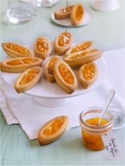 Barquettes à la confiture d'Abricots de nos Régions et au gingembre
Photo : © Abricots de nos Régions
