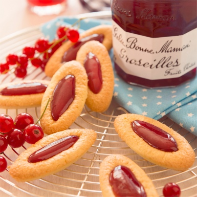 Barquettes à la gelée de Groseilles
Photo : © Matthieu Langrand et Chloë Sommelet