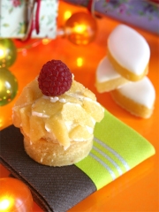 Recette Bories aux calissons et framboises