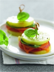 Bouchées de pommes de terre tomates et cheddar
Photo : © Pommes de terre, tellement de caractères !