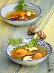 Bouillon de Crevettes et Shiitakes
Photo : © Cuisine de tous les jours
