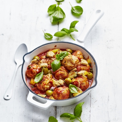 Boulettes de veau fondantes au basilic
Photo : ©  Amélie Roche / Veau de la Pentecôte