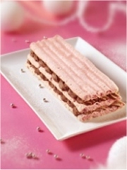 Bûche de Noël au chocolat et poudre de Biscuit Rose Fossier
Photo : © Maison Fossier