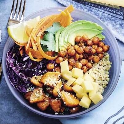 Buddha Bowl à l'Appenzeller Extra
Photo : © Fromages de Suisse