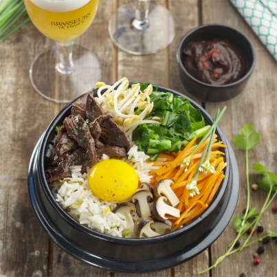 Buddha Bowls Bibimbap
Photo : © Patricia Kettenhofen / Brasseurs de France