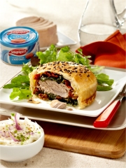 Burger de Thon à la Mozzarella et Epinards
Photo : © Saupiquet