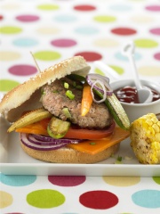 Burger de Veau de la Pentecôte aux petits légumes
Photo : © Collective du Veau de la Pentecôte