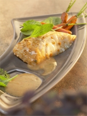 Dos de Cabillaud à la crème de Maroilles
Photo : © Fauquet